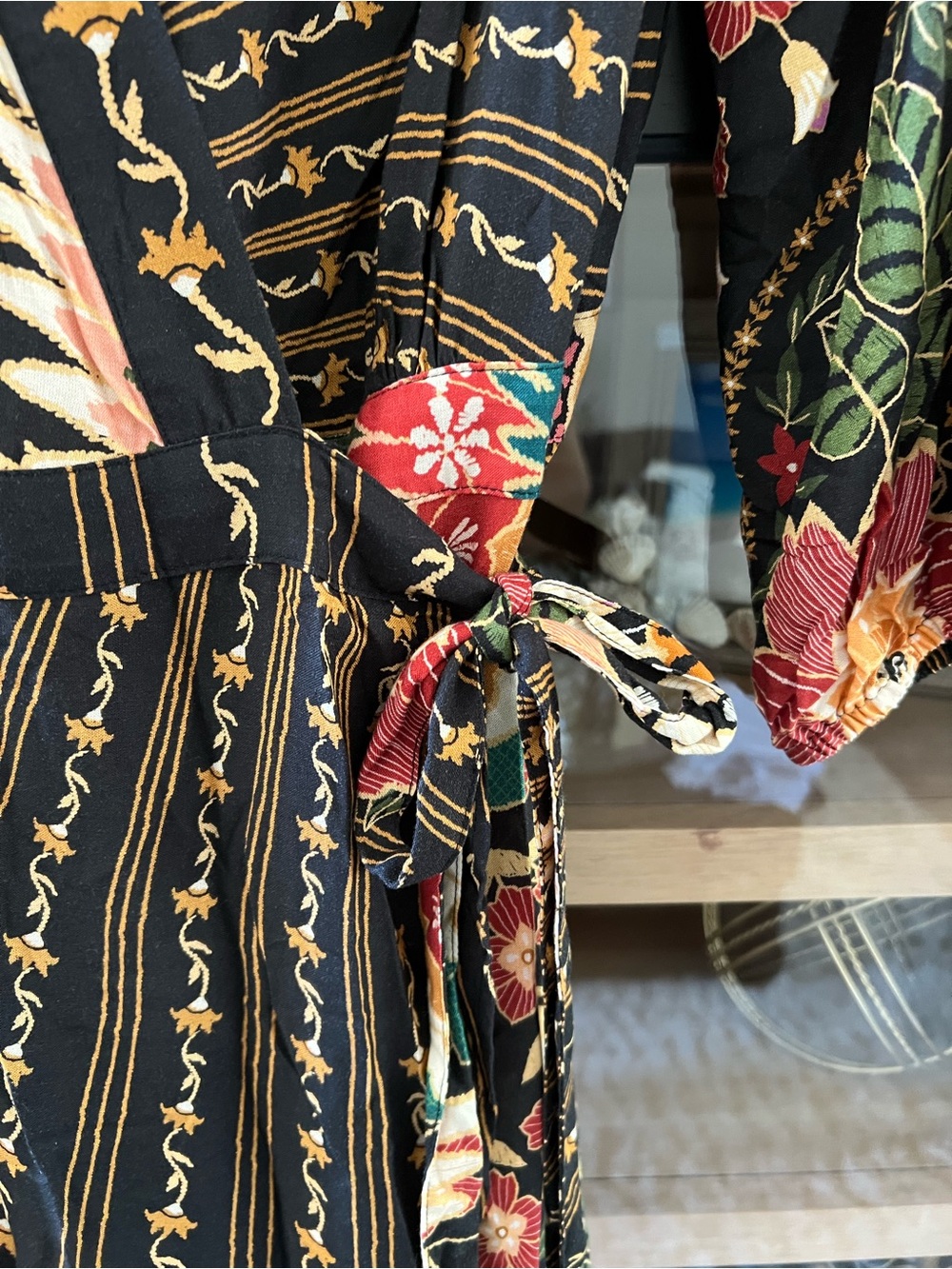 FARM Rio Tropical Amorina Wrap Maxi Dress - Picture 4 of 12